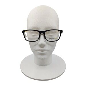 Adolfo Sport Endzone Black Yellow Eyeglasses 48-15-125 Comfort Flex Hinge